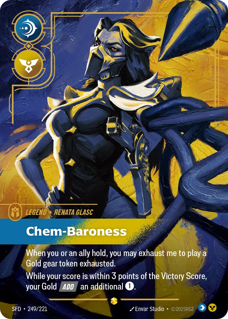 Renata Glasc Chem-Baroness - SFD-249 - Spiritforged - Riftbound card