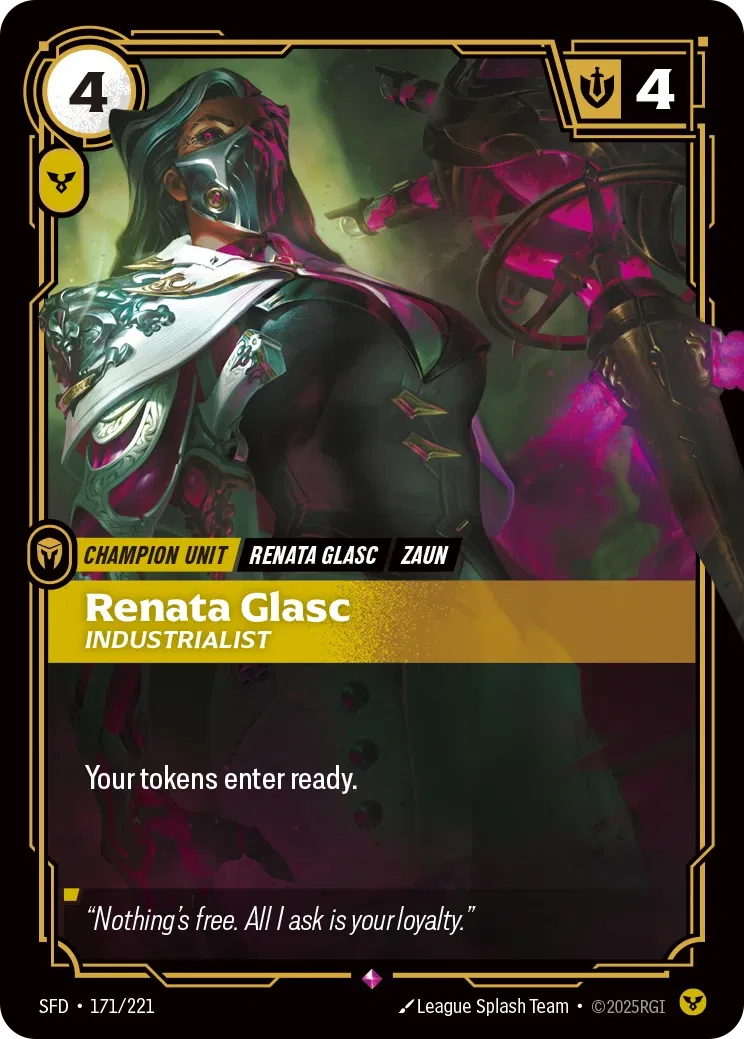 Renata Glasc, Industrialist - SFD-171 - Spiritforged - Riftbound card