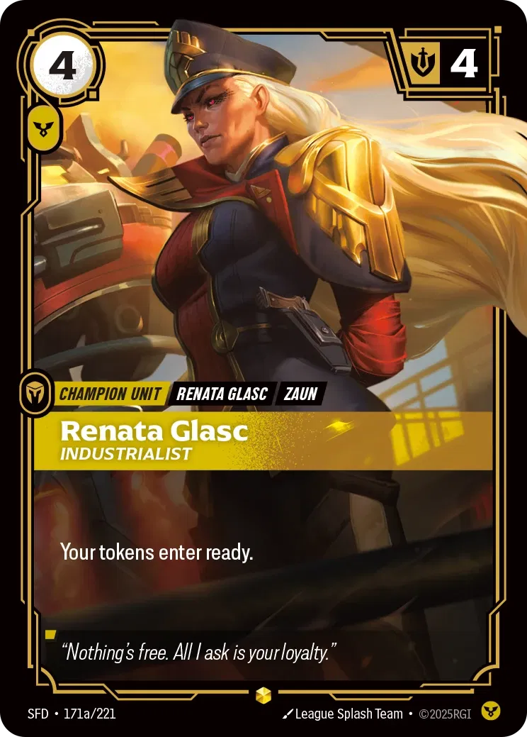 Renata Glasc, Industrialist - SFD-171a - Spiritforged - Riftbound card