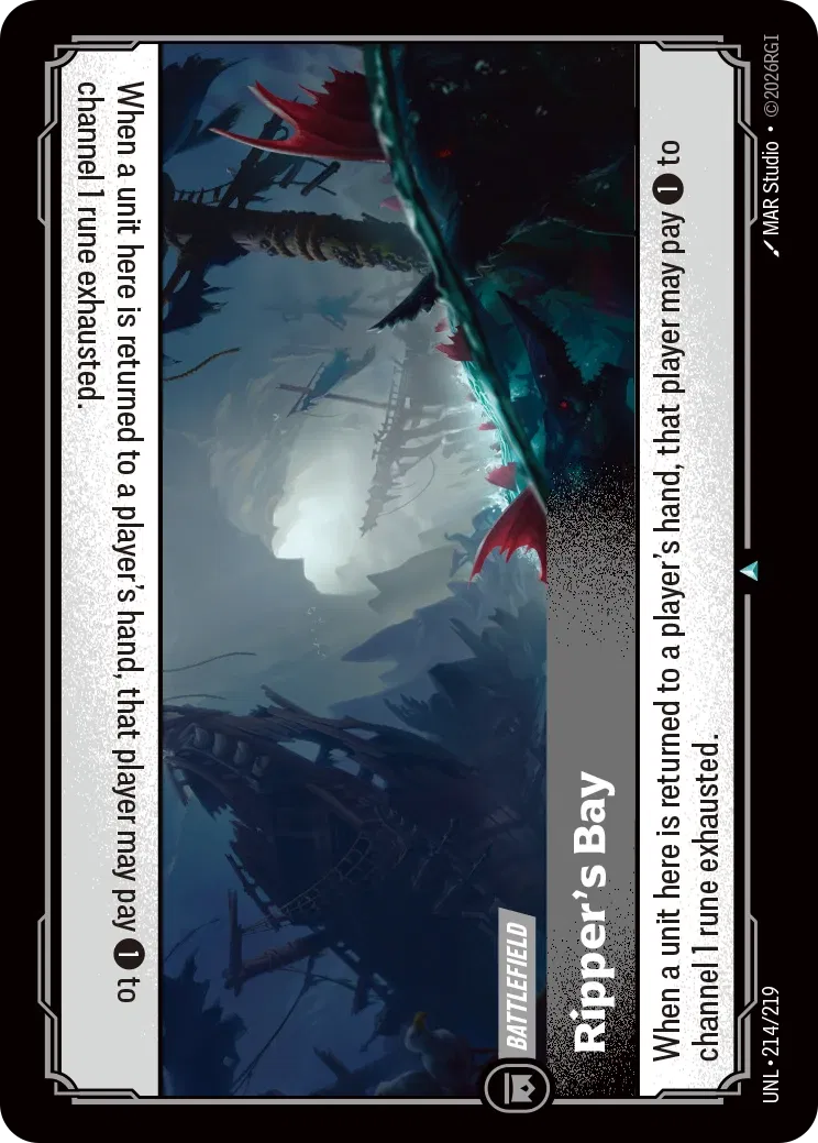 Ripper’s Bay - UNL-214 - Unleashed - Riftbound card