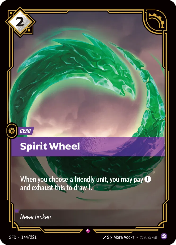 Spirit Wheel - SFD-144 - Spiritforged - Riftbound card