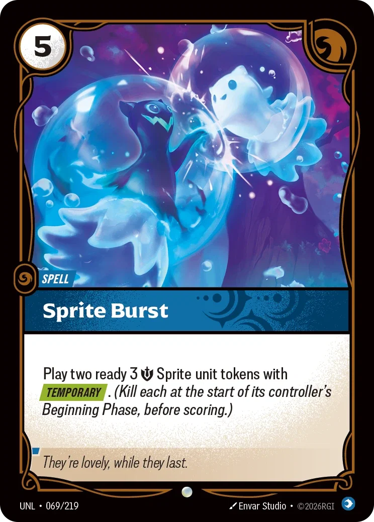 Sprite Burst - UNL-069 - Unleashed - Riftbound card