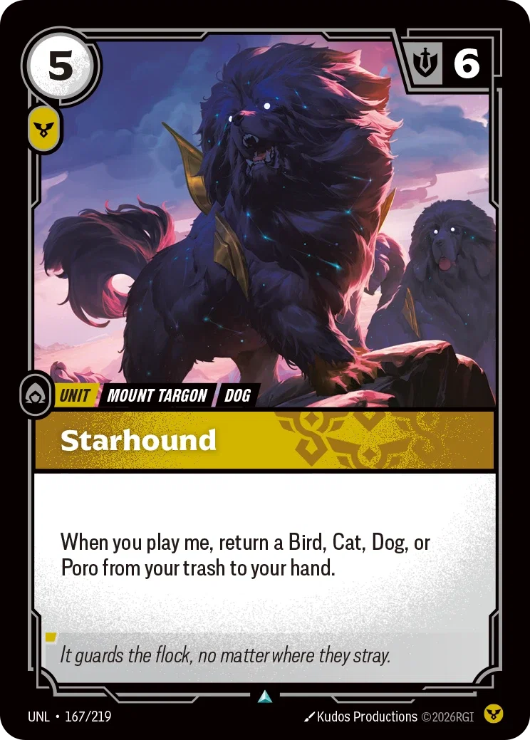 Starhound - UNL-167 - Unleashed - Riftbound card