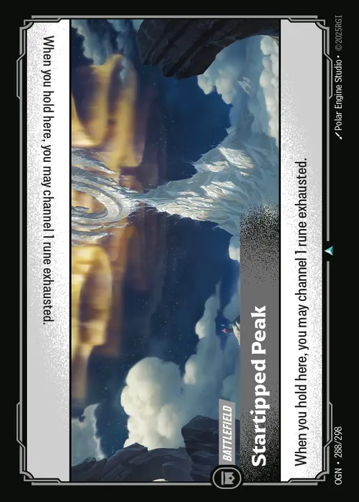 Startipped Peak - OGN-288 - Origins - Riftbound card