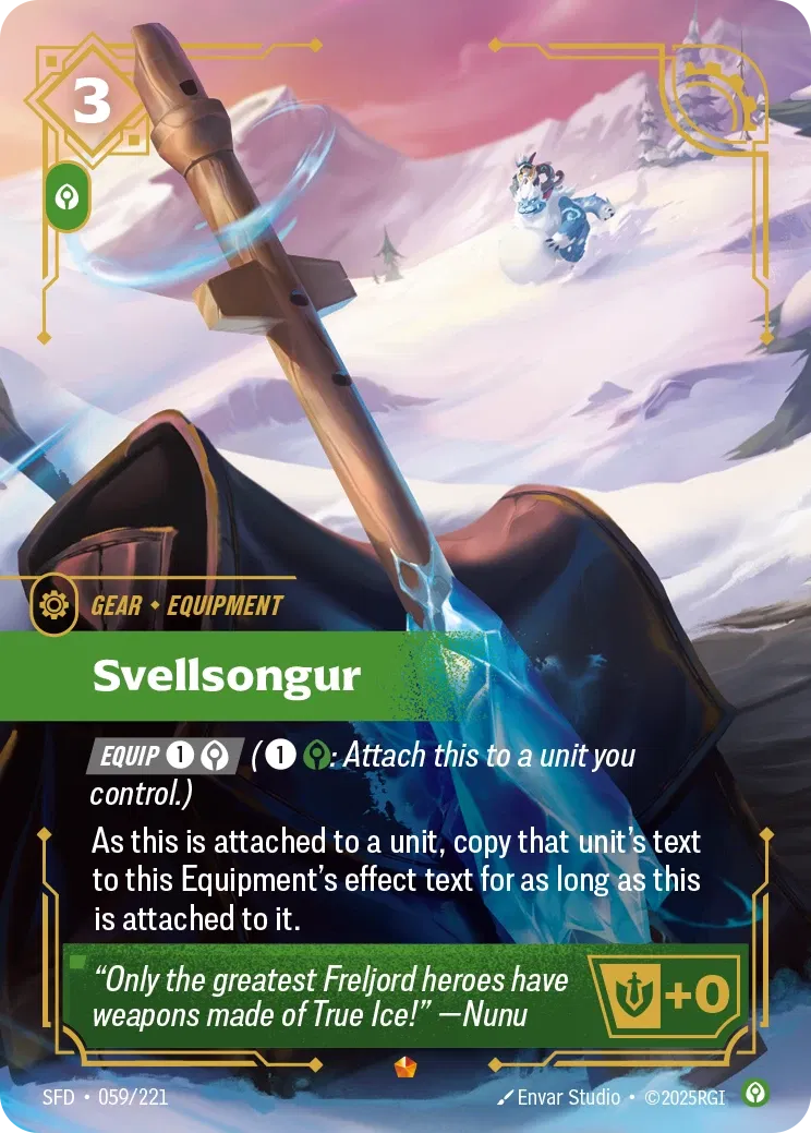 Svellsongur - SFD-059 - Spiritforged - Riftbound card