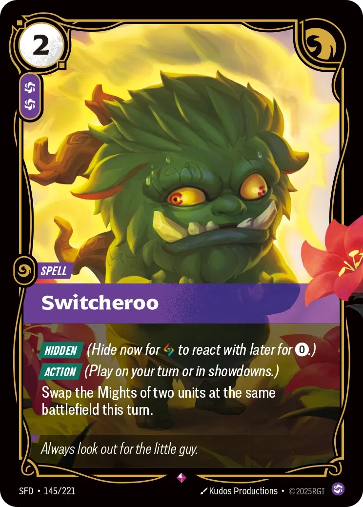 Switcheroo - SFD-145 - Spiritforged - Riftbound card