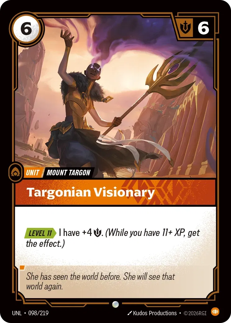 Targonian Visionary - UNL-098 - Unleashed - Riftbound card