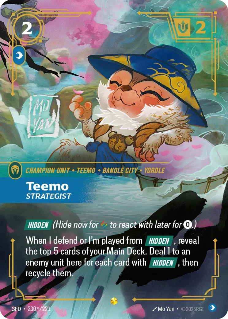 Teemo Strategist - SFD-230s - Spiritforged - Riftbound card