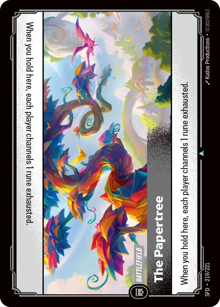 The Papertree - SFD-219 - Spiritforged - Riftbound card