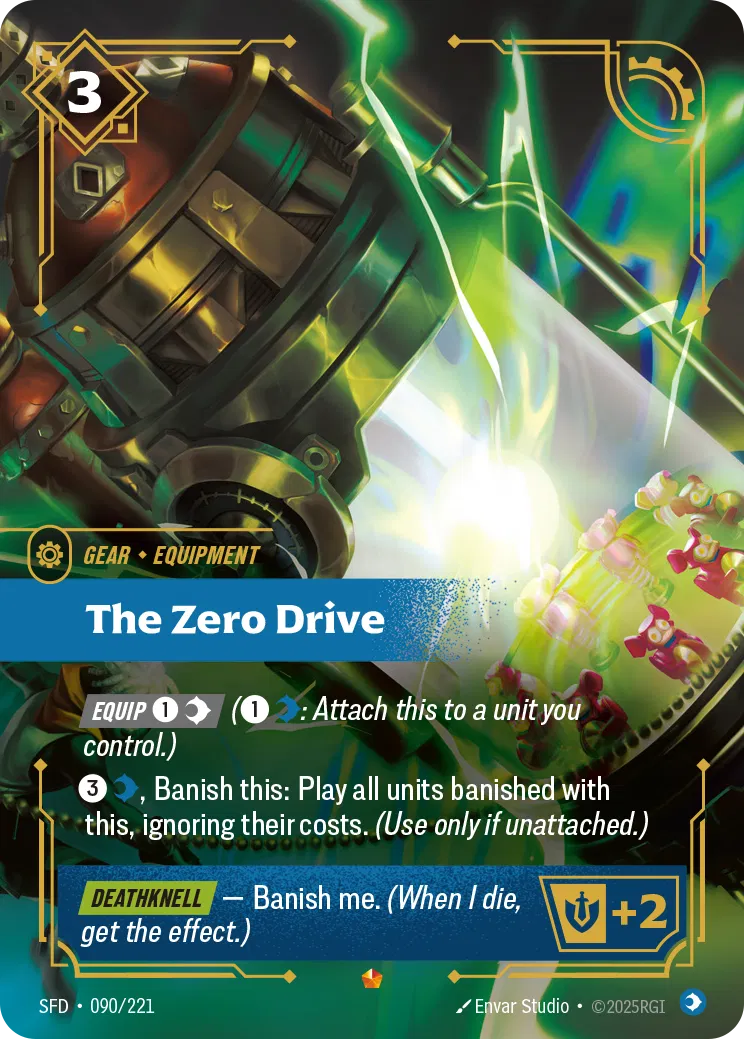 The Zero Drive - SFD-090 - Spiritforged - Riftbound card