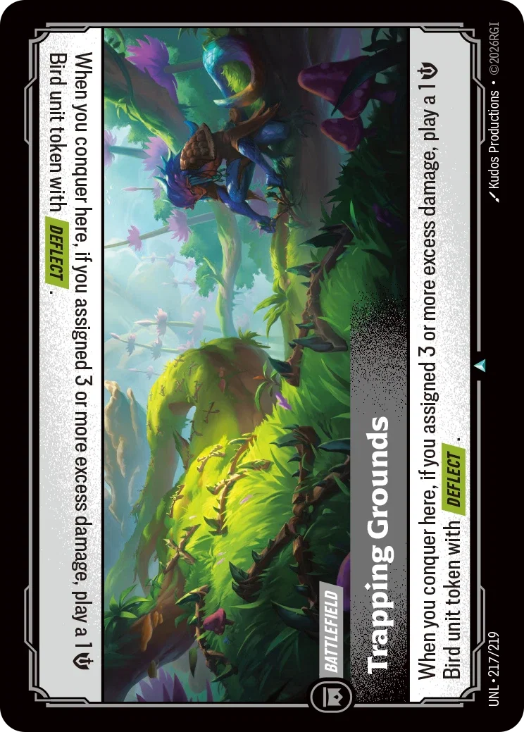 Trapping Grounds - UNL-217 - Unleashed - Riftbound card