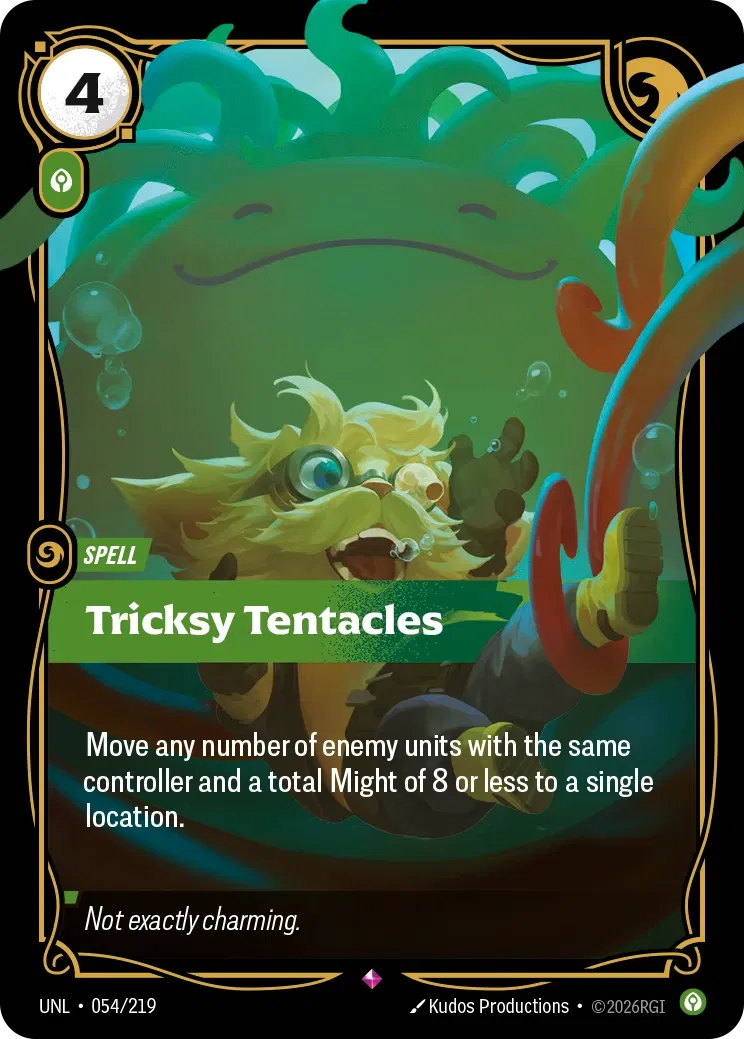 Tricksy Tentacles - UNL-054 - Unleashed - Riftbound card