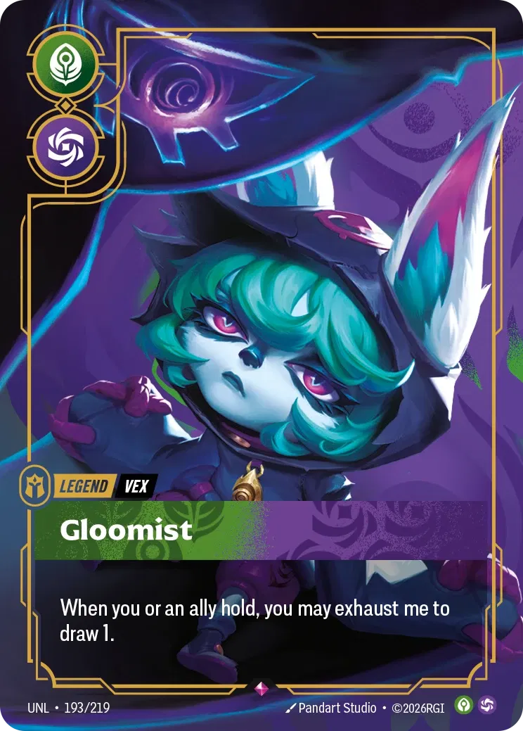 Vex, Gloomist - UNL-193 - Unleashed - Riftbound card