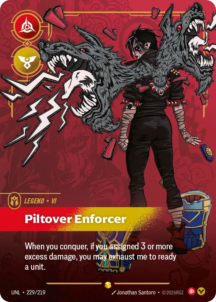 Vi, Piltover Enforcer - UNL-229 - Unleashed - Riftbound card