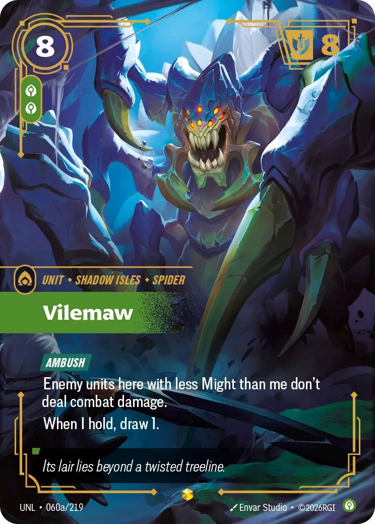 Vilemaw - UNL-060a - Unleashed - Riftbound card