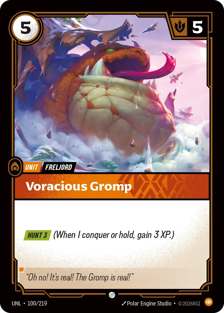 Voracious Gromp - UNL-100 - Unleashed - Riftbound card