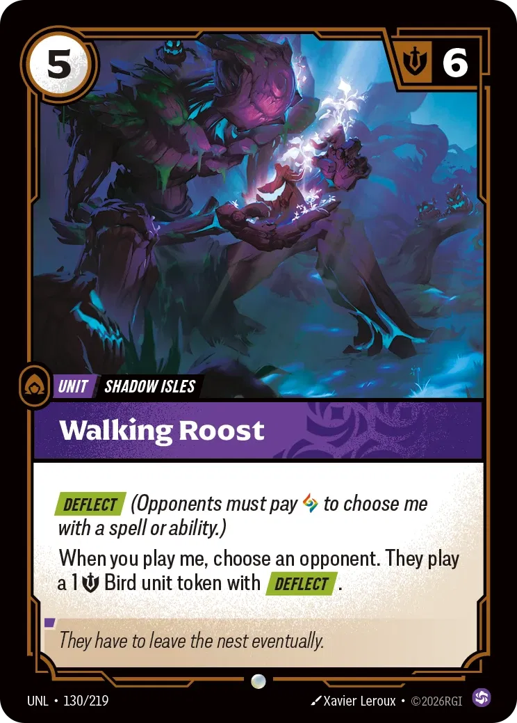 Walking Roost - UNL-130 - Unleashed - Riftbound card
