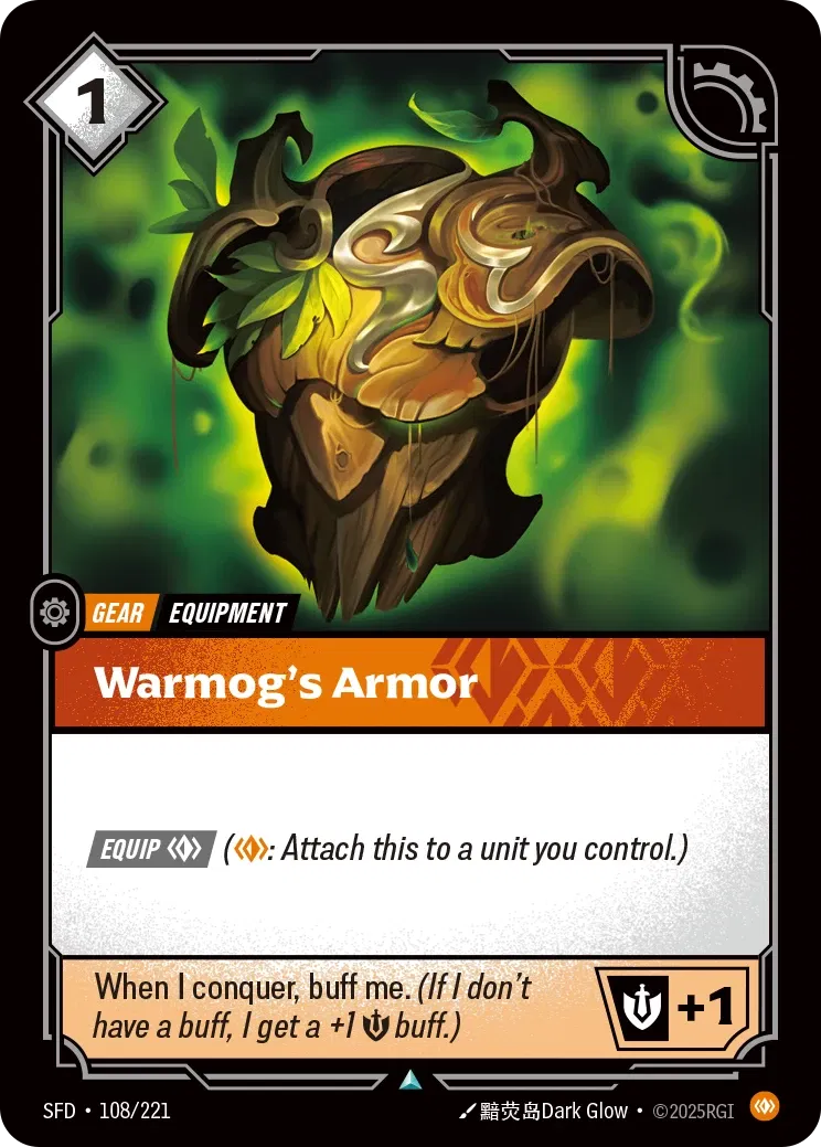 Warmog’s Armor - SFD-108 - Spiritforged - Riftbound card