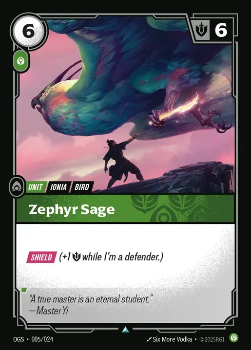 Zephyr Sage - OGS-005 - Proving Grounds - Riftbound card