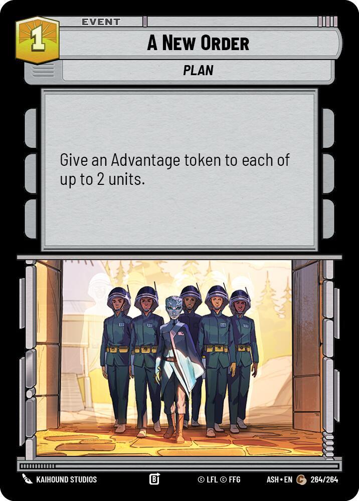 A New Order 264/264 Ashes of the Empire Star Wars card
