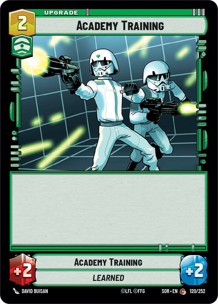 Academy Training 120/252 Spark of Rebellion Star Wars card