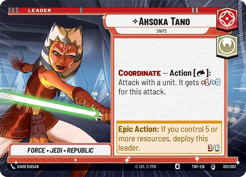Ahsoka Tano - Snips (Hyperspace) 001/002 Prerelease Promos Star Wars card