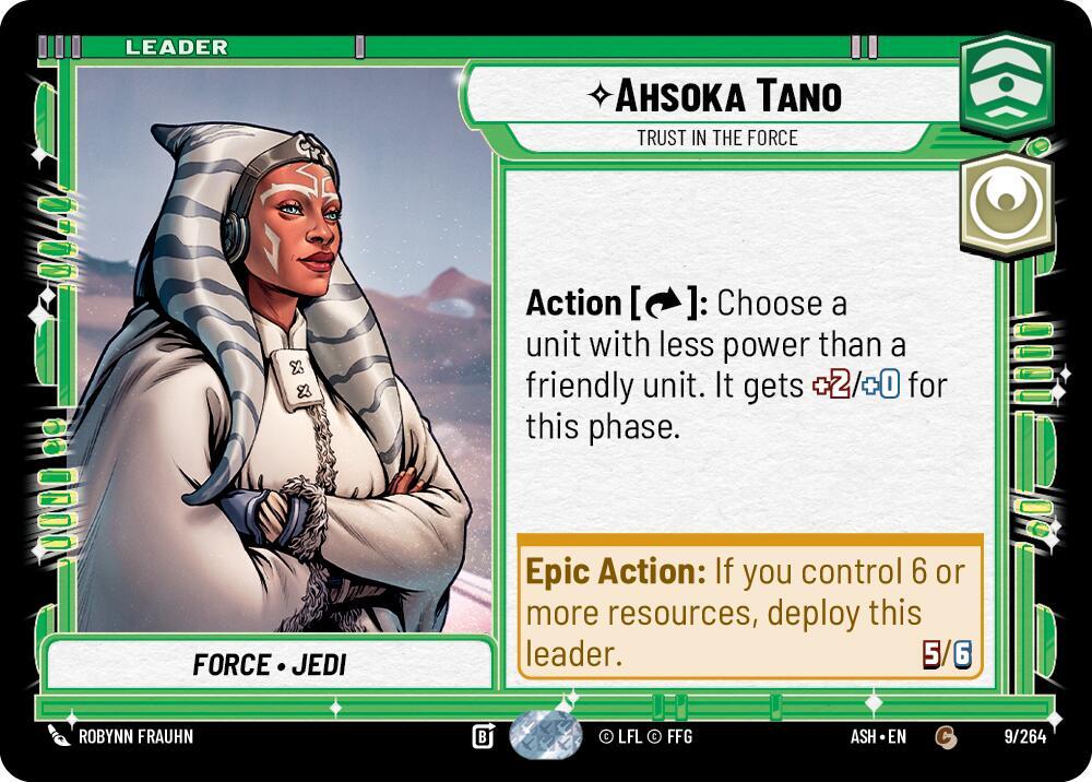 Ahsoka Tano - Trust in the Force 9/264 Ashes of the Empire Star Wars card