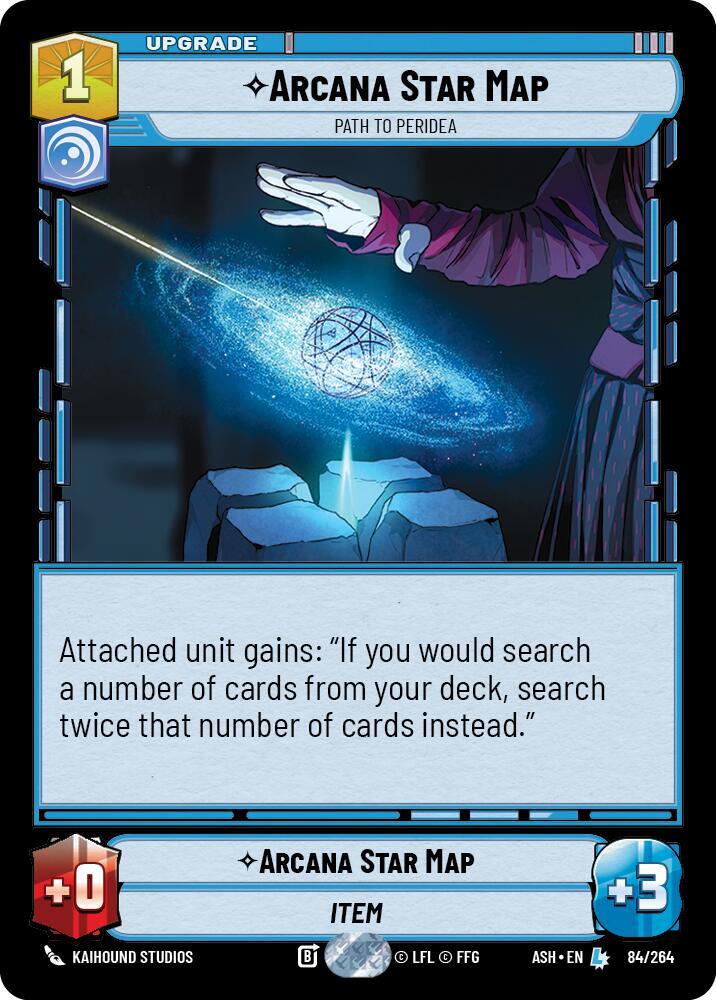 Arcana Star Map - Path to Peridea 84/264 Ashes of the Empire Star Wars card