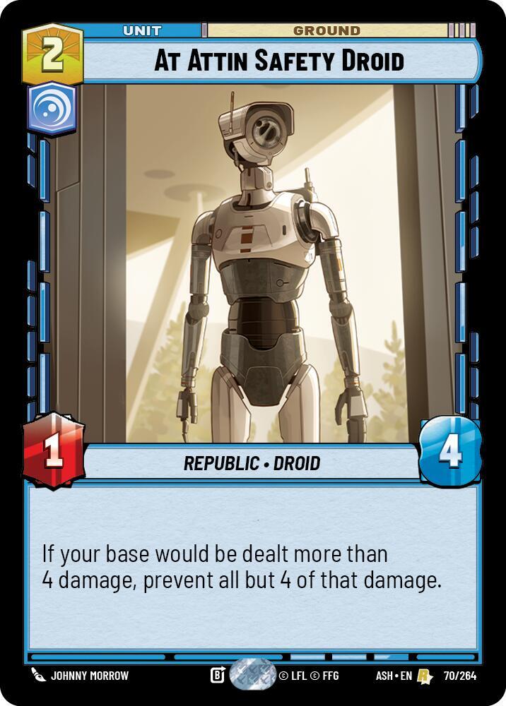 At Attin Safety Droid 70/264 Ashes of the Empire Star Wars card