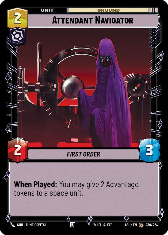 Attendant Navigator 238/264 Ashes of the Empire Star Wars card