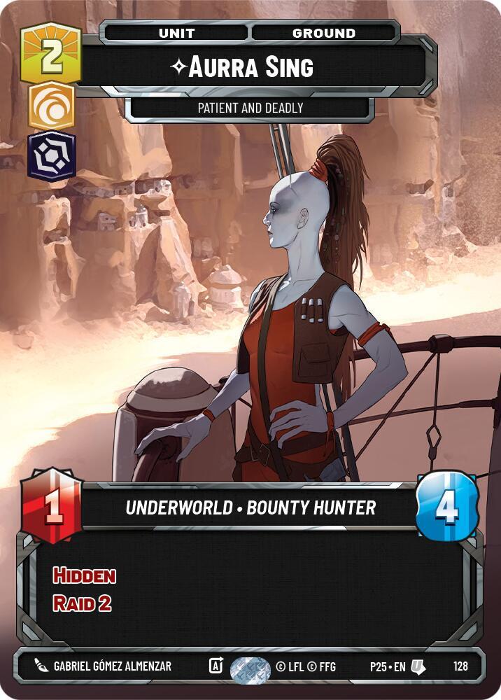 Aurra Sing - Patient and Deadly 128 Sector and Regional Promos: Season 1 Star Wars card