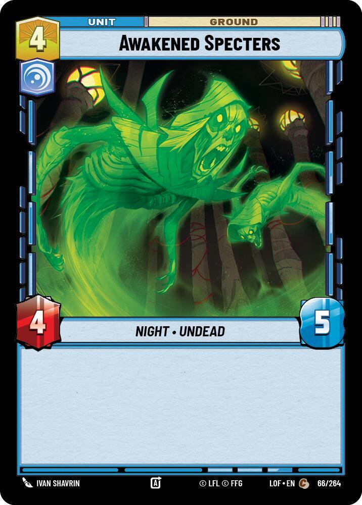 Awakened Specters 066/264 Legends of the Force Star Wars card