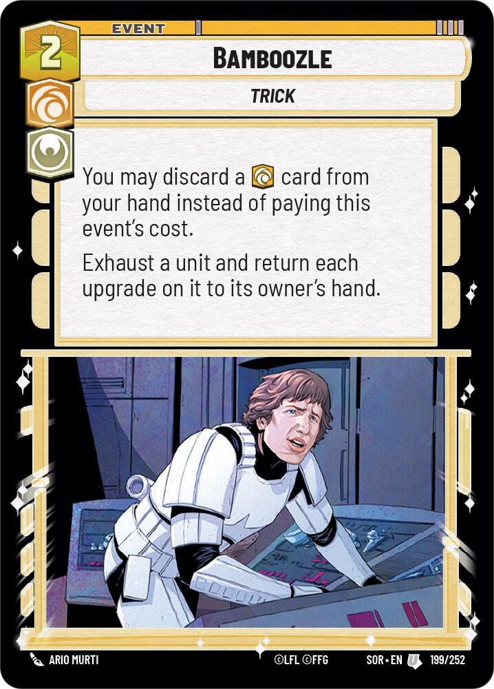 Bamboozle 199/252 Spark of Rebellion Star Wars card