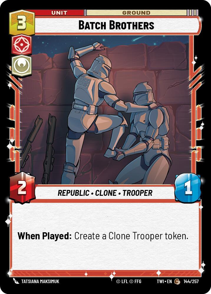 Batch Brothers 144/257 Twilight of the Republic Star Wars card