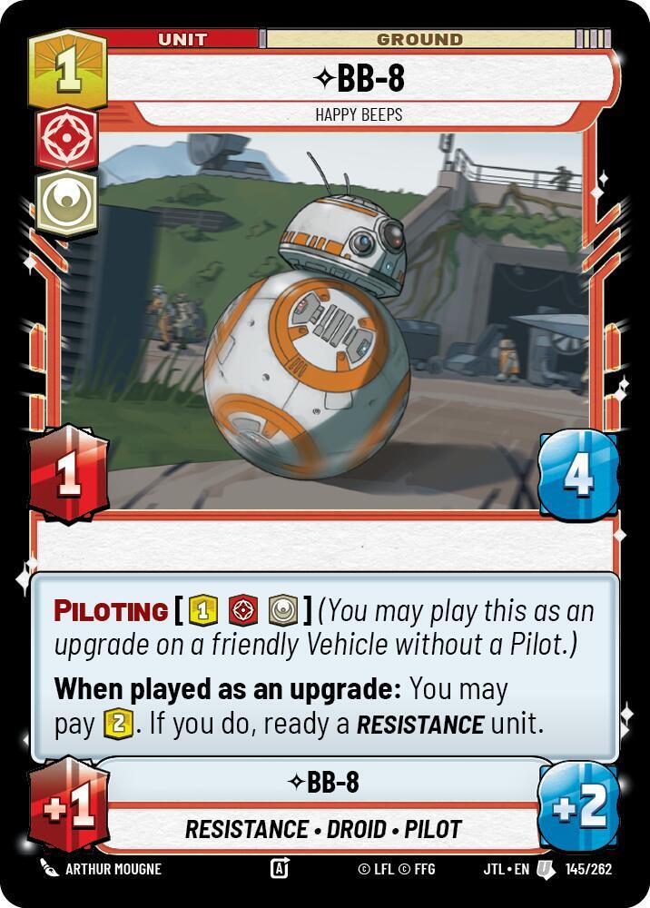 BB-8 - Happy Beeps 145/262 Jump to Lightspeed Star Wars card