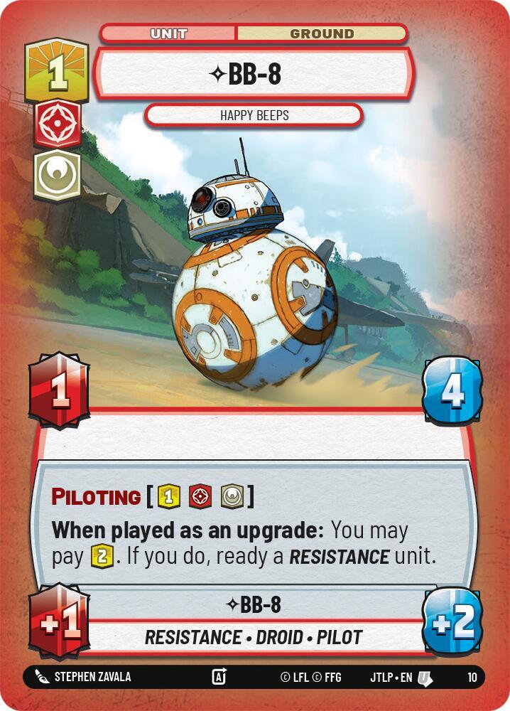 BB-8 - Happy Beeps 10 Jump to Lightspeed - Weekly Play Promos Star Wars card