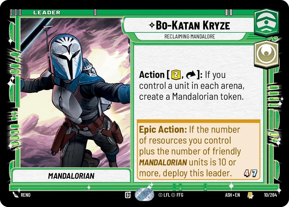 Bo-Katan Kryze - Reclaiming Mandalore 10/264 Ashes of the Empire Star Wars card