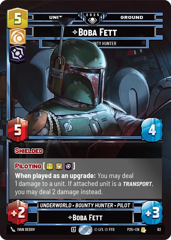 Boba Fett - Feared Bounty Hunter 82 Organized Play Promos Star Wars card