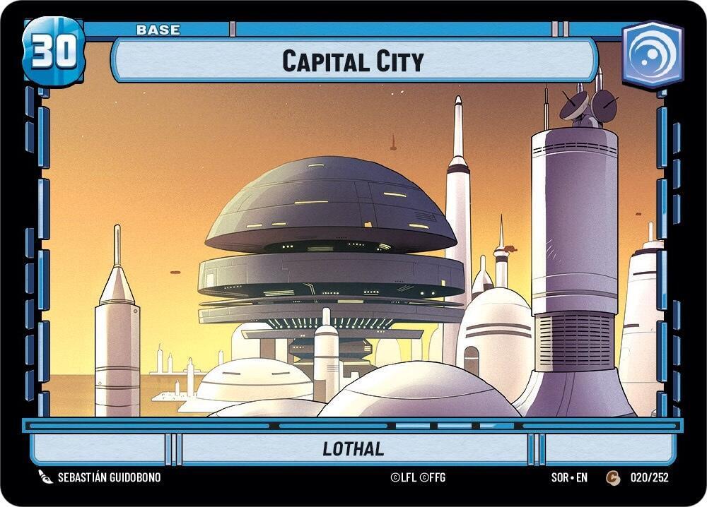 Capital City 020/252 Spark of Rebellion Star Wars card