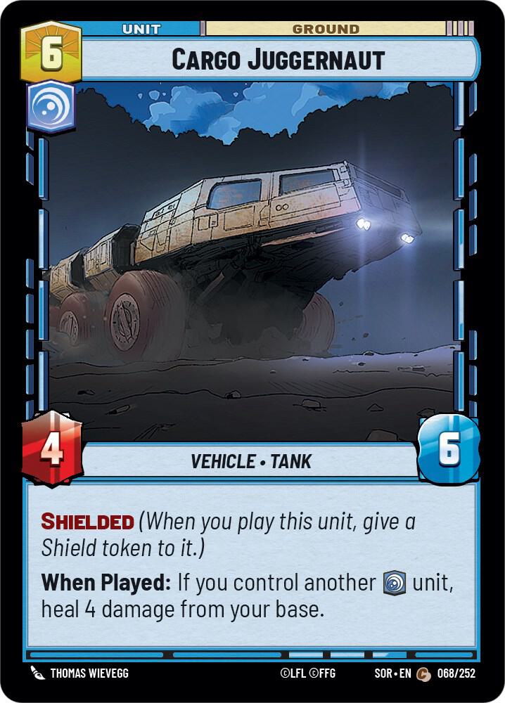 Cargo Juggernaut 068/252 Spark of Rebellion Star Wars card