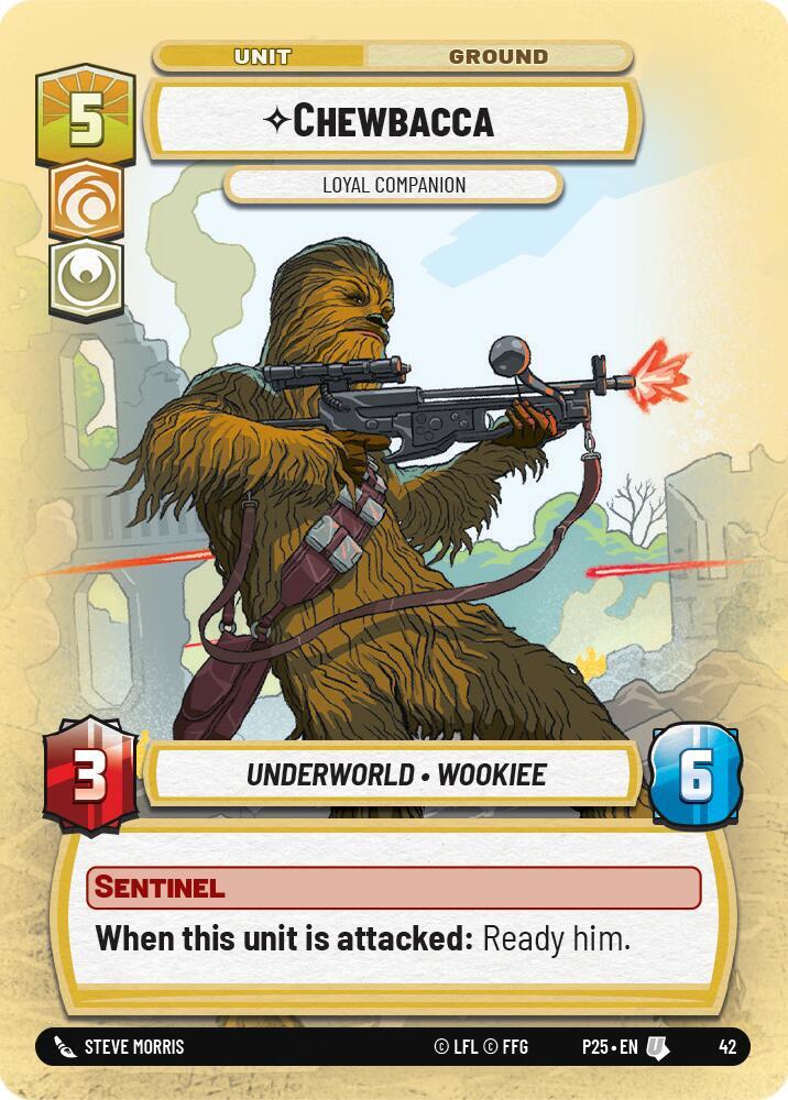 Chewbacca - Loyal Companion 42 Organized Play Promos Star Wars card