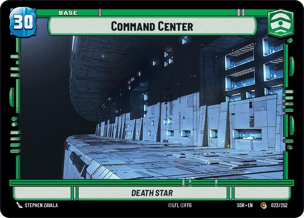 Command Center // Experience 23 // T01 Spark of Rebellion Star Wars card