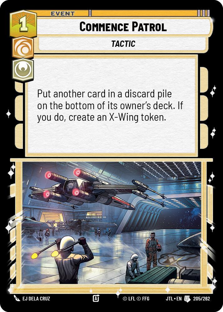 Commence Patrol 205/262 Jump to Lightspeed Star Wars card