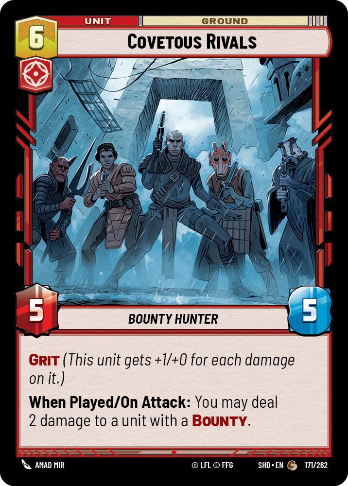 Covetous Rivals 171/262 Shadows of the Galaxy Star Wars card