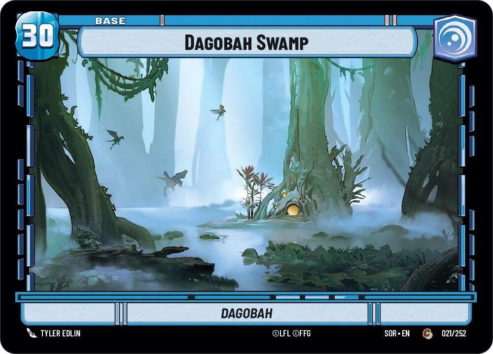 Dagobah Swamp 021/252 Spark of Rebellion Star Wars card
