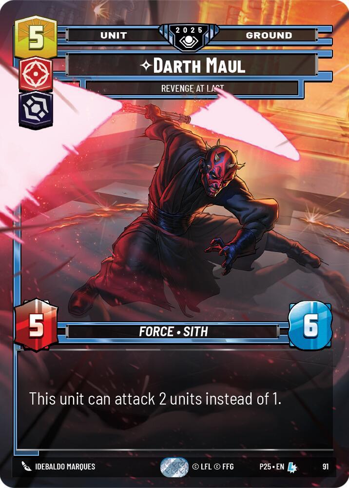 Darth Maul - Revenge at Last 91 Organized Play Promos Star Wars card