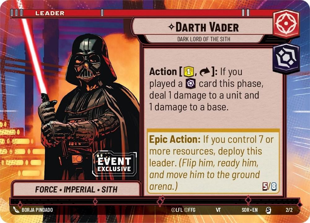Darth Vader - Dark Lord of the Sith (Hyperspace) 45690 Event Exclusive Promos Star Wars card