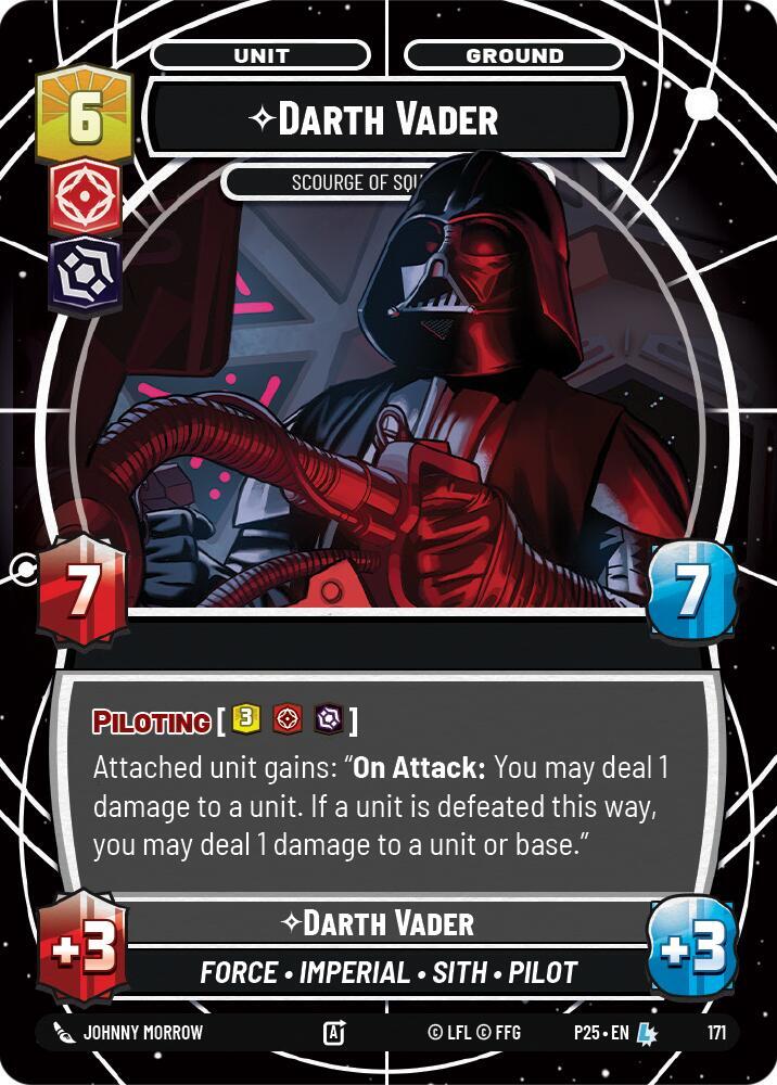Darth Vader - Scourge of Squadrons 171 Sector and Regional Promos: Season 1 Star Wars card