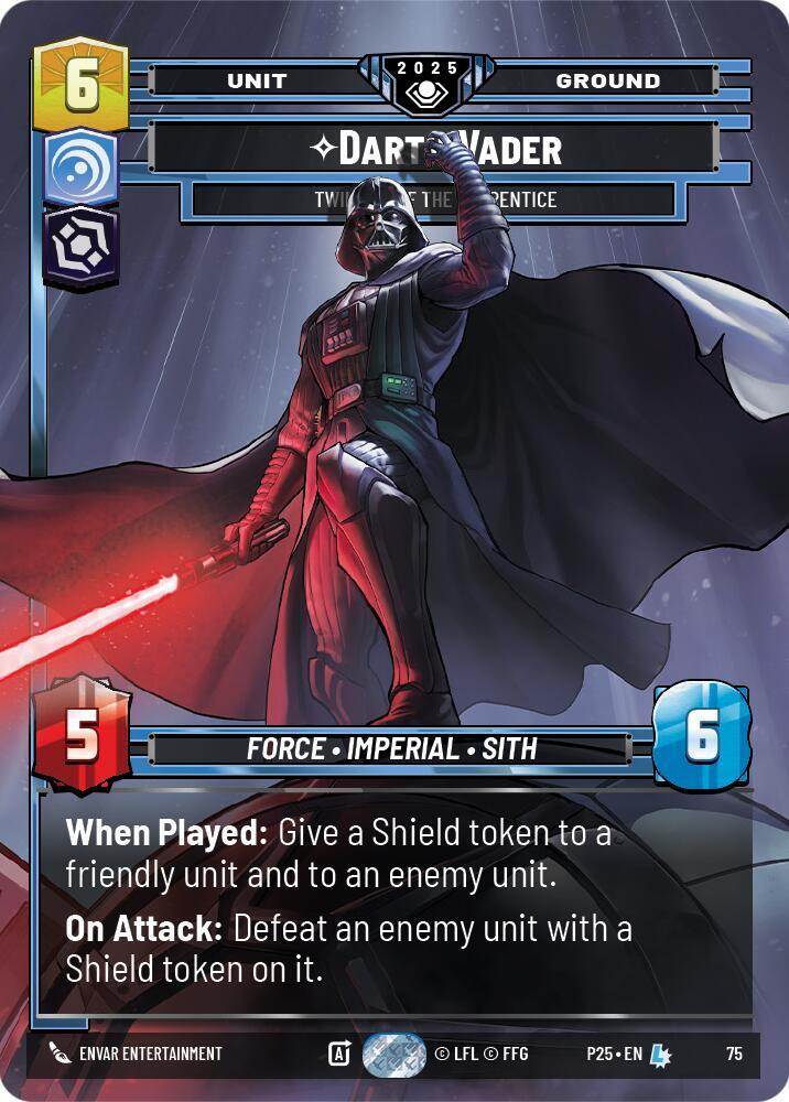 Darth Vader - Twilight of the Apprentice 75 Organized Play Promos Star Wars card