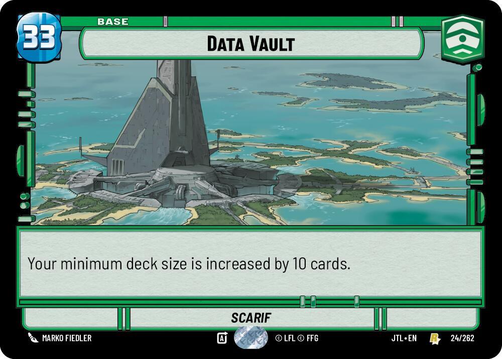 Data Vault 024/262 Jump to Lightspeed Star Wars card